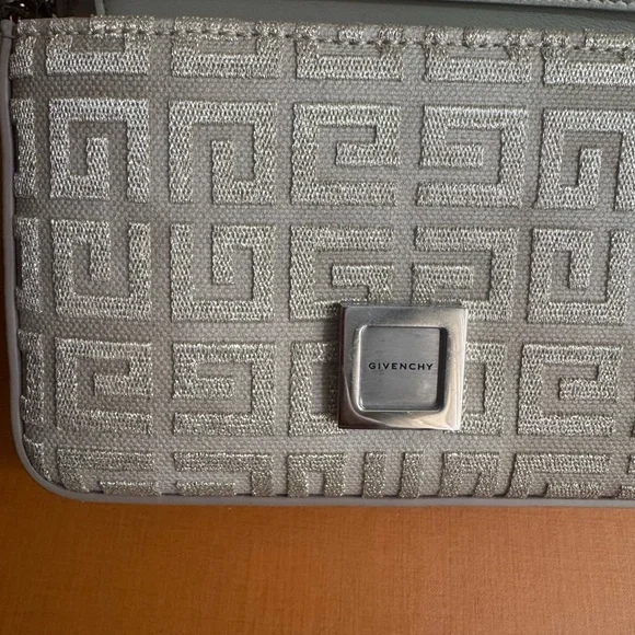 Givenchy Beige Crossbody Bag with Silver Accents - Picture 6 of 9
